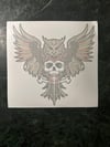 DEATH OWL 8” DECAL 
