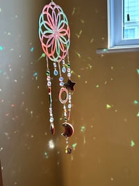 Image 4 of Woodland Spiral Resin Sun Catcher