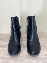 Image 2 of ATELIER MARCEDAL   genuine leather black  crop boot