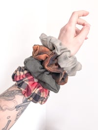 Image 1 of Winter Flannel Scrunchies