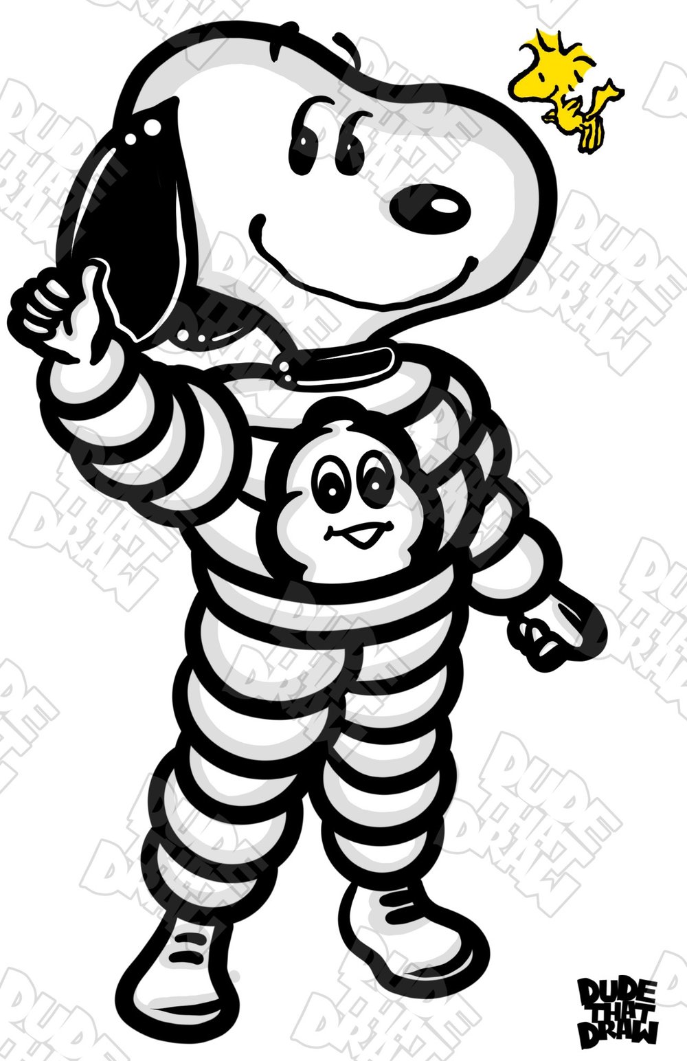 Michelin Snoop Print