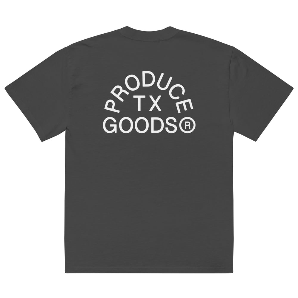 PRODUCE® GOODS Oversized faded t-shirt