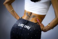 Image 2 of “LOVERS NEVER DIE’ BLACK SHORTS