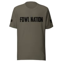 Image 1 of Christian Waterfowlers Fowl Nation Black - Unisex t-shirt