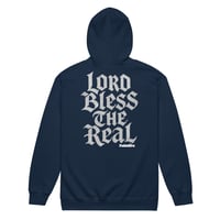 Image 2 of Trubledera Lord Bless The Real Unisex heavy blend zip hoodie