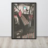 Magpie in the Attic (Colour) - Framed poster