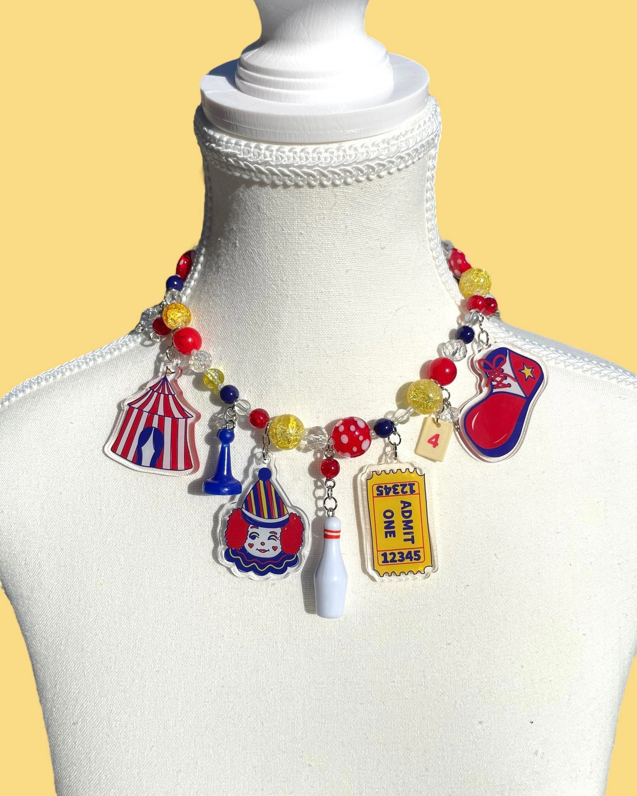 Primary Color Circus Necklace | CIRCUS TRASH