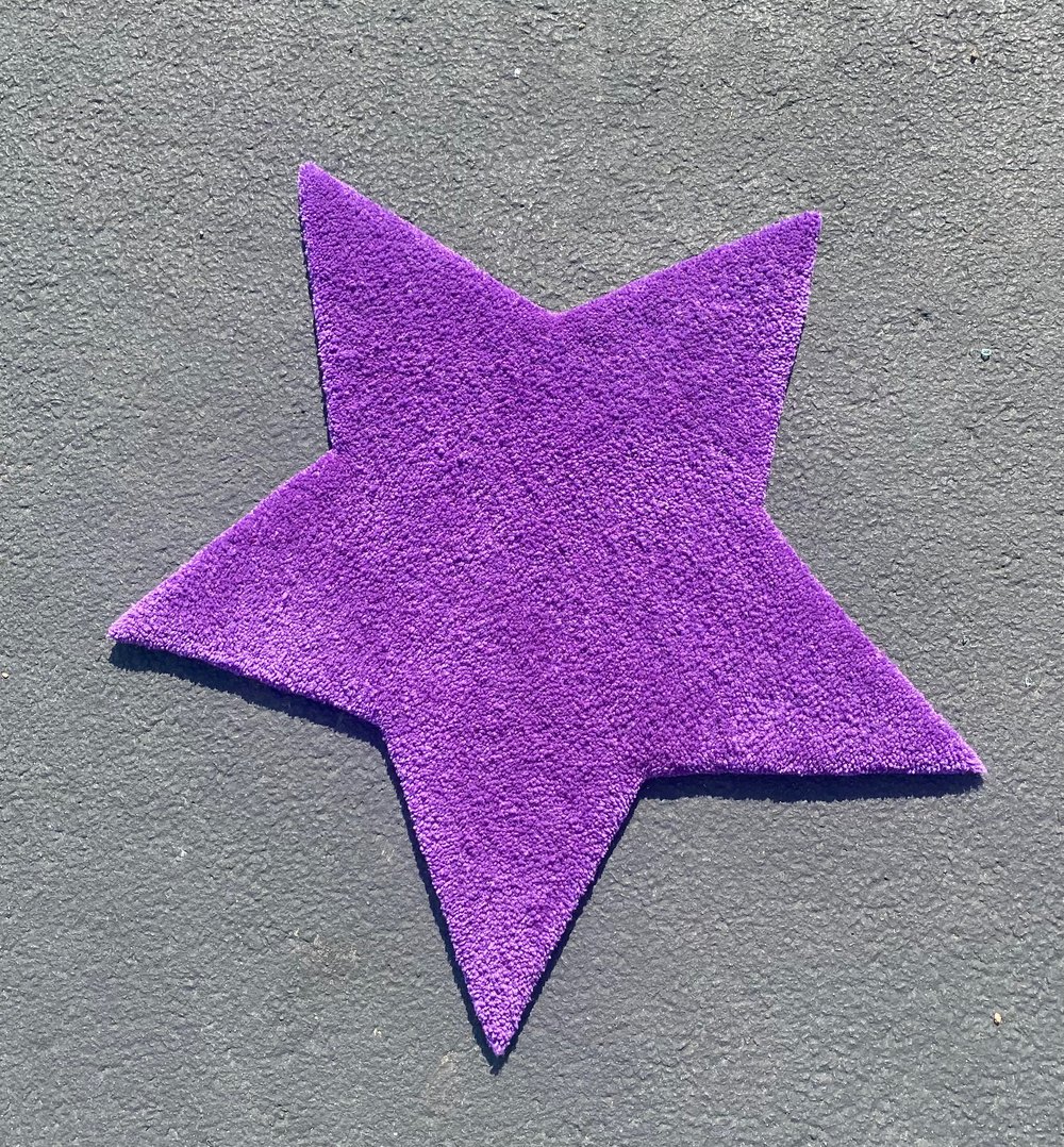 Image of Purple Star Rug 