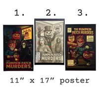 Image 1 of 11x17” pumpkin patch murder poster
