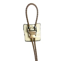 Image 3 of Blue Porcelain Bolo Tie