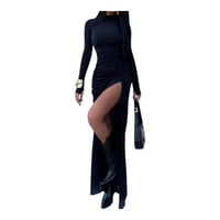 Image 3 of High Split Turtleneck Dress (Purchase on CLSY Online Website)