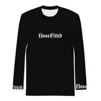Image 1 of BOSSFITTED Black and White Men's Compression Shirt