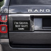 Image 1 of Trubledera Saved Not Soft Car magnets