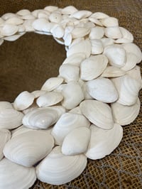 Image 3 of Seashell Mirror White 20”