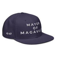 Image 19 of Mayor of MAGAVILLE 45-47 TRUMP Snapback Hat