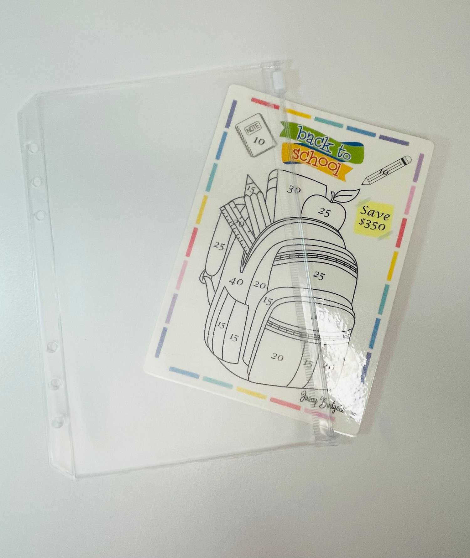 Image of Back 2 School Color n Save Challenge 