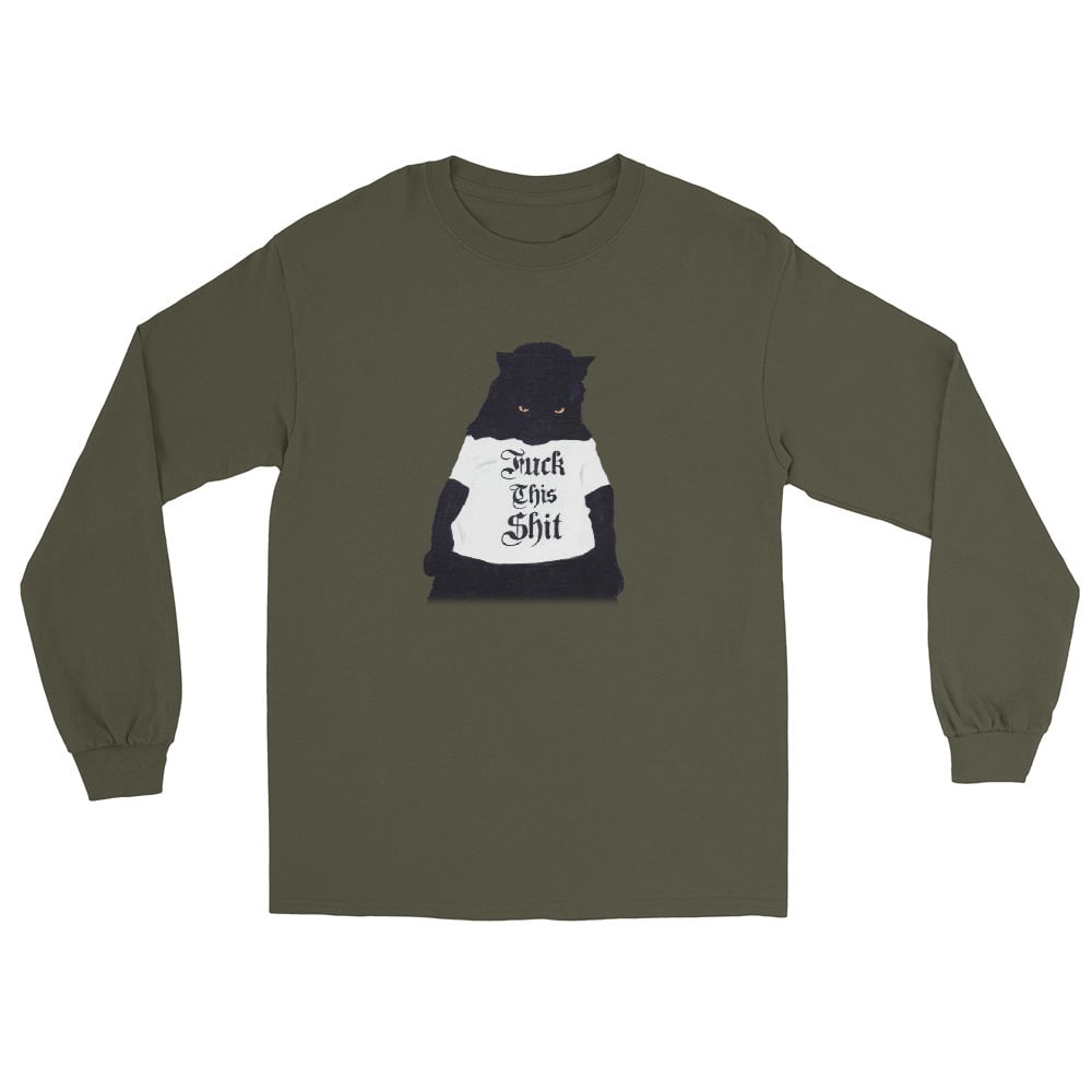 Image of FTS BLACK CAT LONG SLEEVE SHIRT