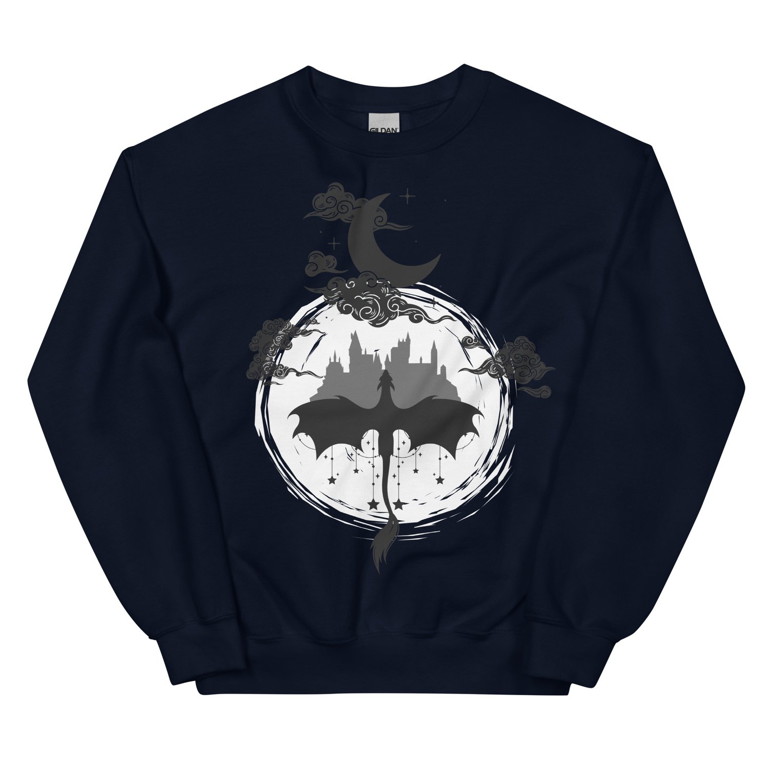 Image of Dragon stars noir Unisex Sweatshirt