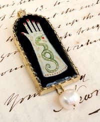 Image 2 of Large Glove and Snake Pendant 