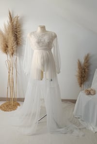 Image 6 of photography dress - Hannah - size S-M - ecru - photo props