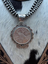 Image 2 of Deer Coin Pendant