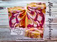 Image 1 of Mango Raspberry Goat Milk Soap