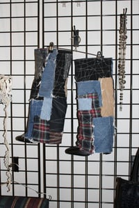 Image 1 of Boots in patchwork