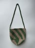 Green and beige striped bag Image 3