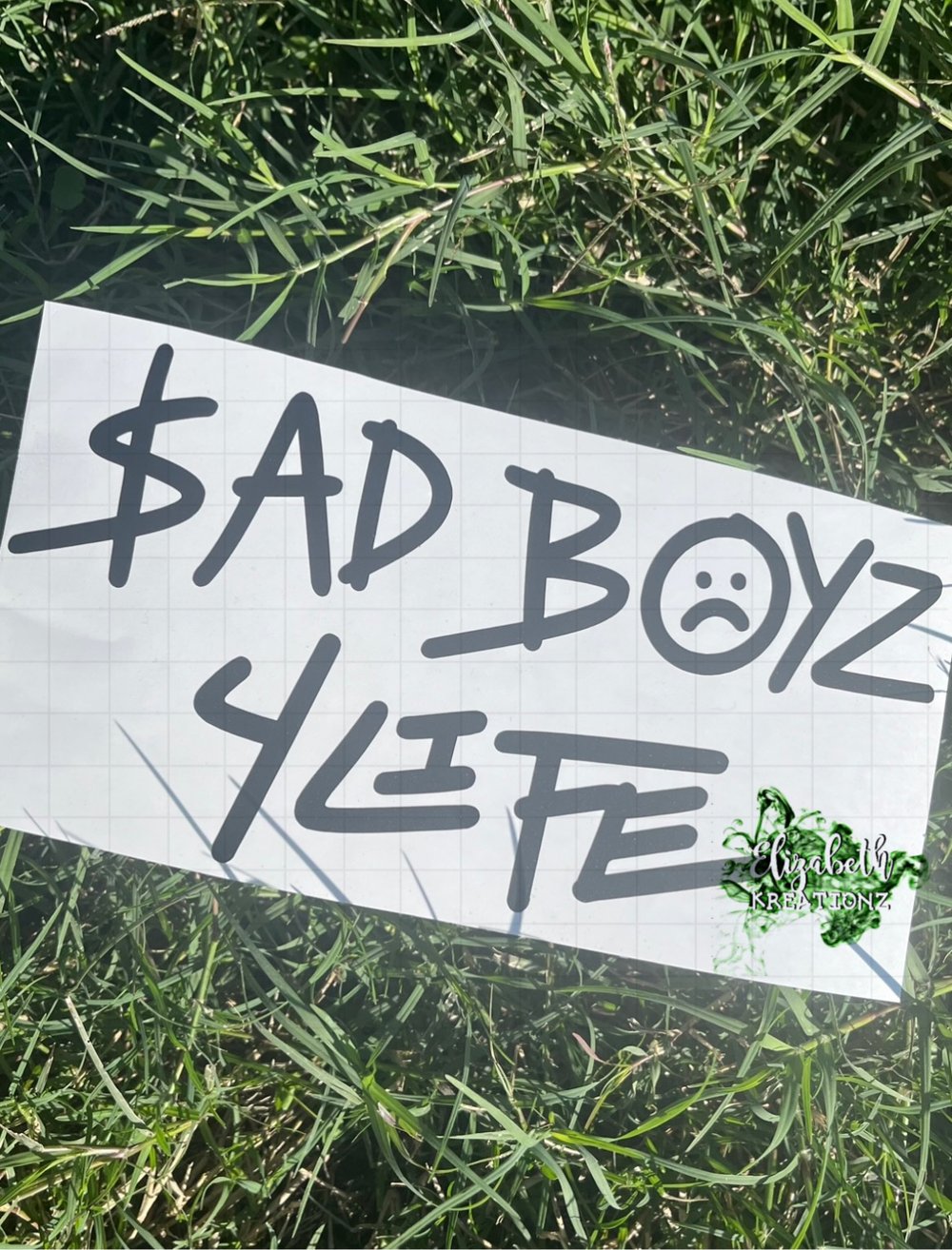 Sad Boyz 4Life Car Decal