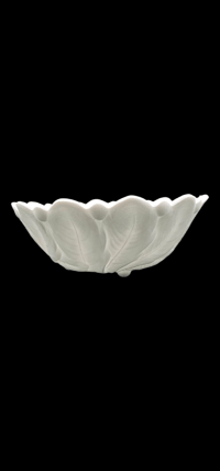 Image 1 of Indiana Glass Wild Rose Milk Glass Bowl
