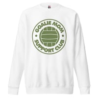 Image 4 of Goalie Mom Support Club Front Logo Crewneck