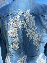 Image 6 of Small Loft Cropped Denim Jacket
