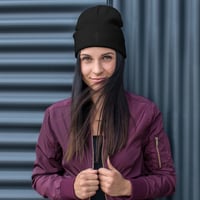 Image 2 of Embroidered Beanie Christianity