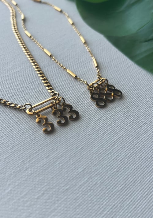 Image of ELEMO • Angel Number Necklace