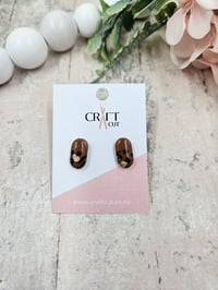 Image 2 of Leopard Print Studs (multiple styles)