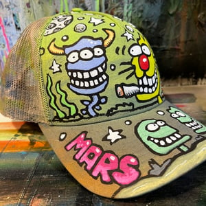 Hand painted hat 414