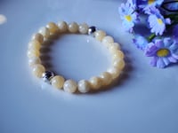 Image 2 of Honey Jade (Golden Jasper) Bracelet, Stretch Bracelet