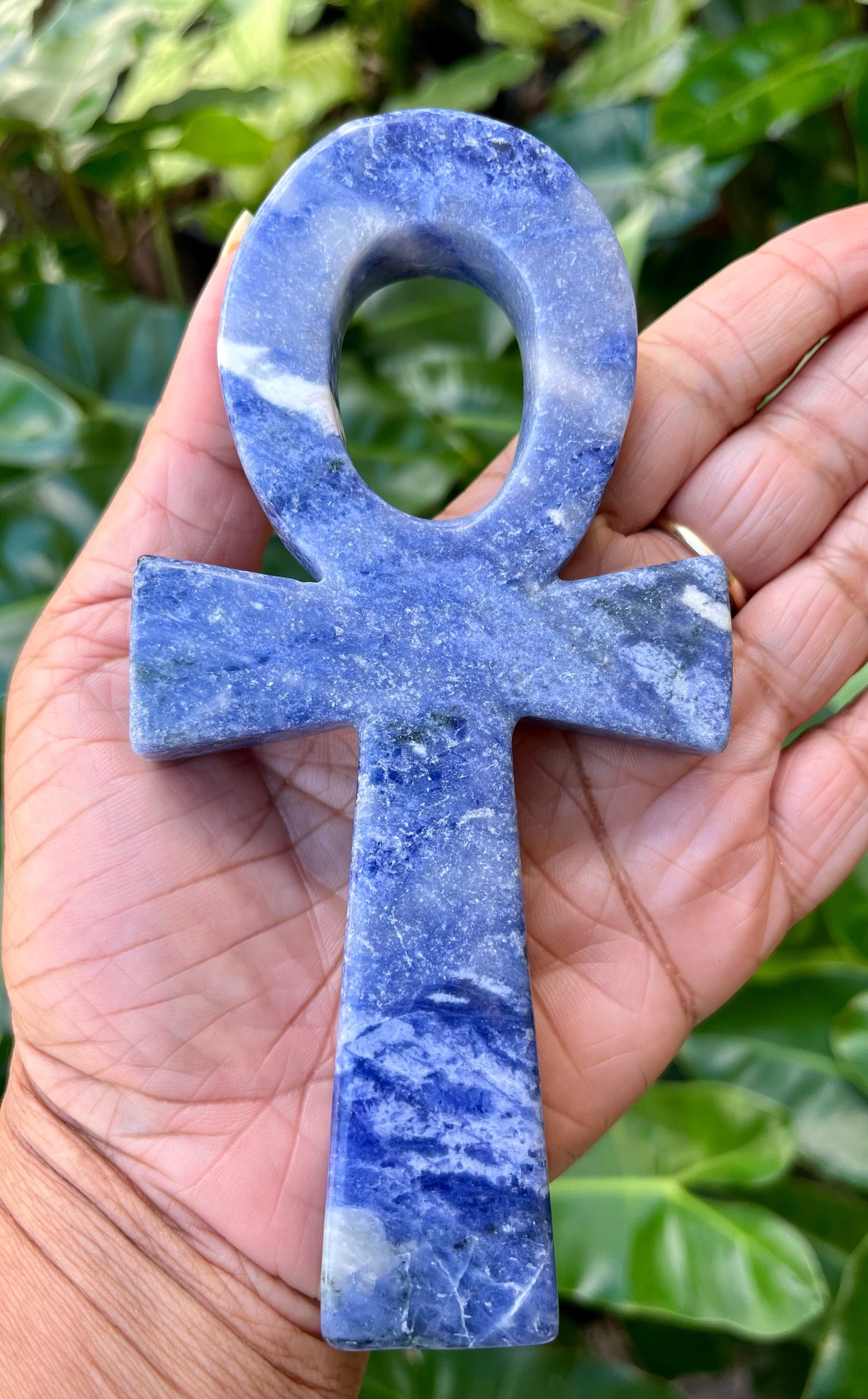 Image of Sodalite Ankh