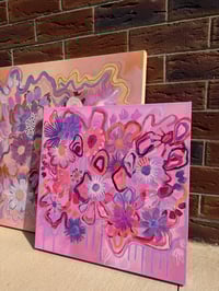 Image 1 of 🌸 M O T H E R S  D A Y  D R O P ✨ Original Painting Wildflowers 2- 46 x 46cms 