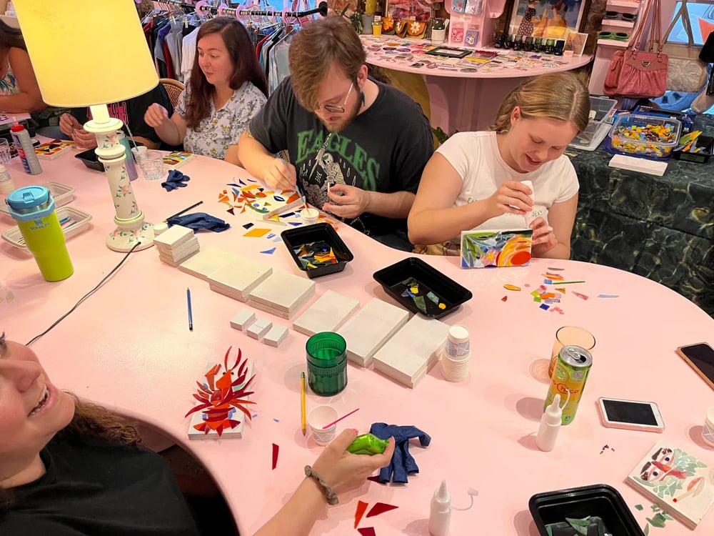 Image of May 7 Glass Mosaic Workshop