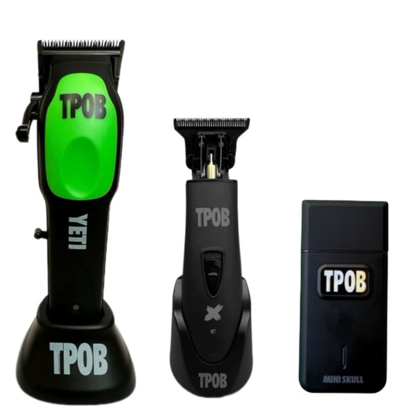 Image of TPOB YETI WITH GHOST X BLACK & MINI SKULL BLACK
