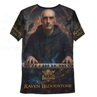 Image 1 of Raven Bloodstone - The Bards Founder & Keyboardist AOP T-Shirt