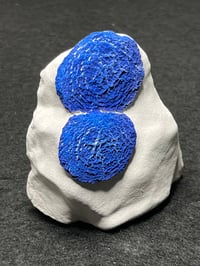 Image 3 of Azurite Suns On Matrix Specimen #2483