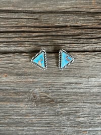 Image 1 of Golden Hills Triangle Studs