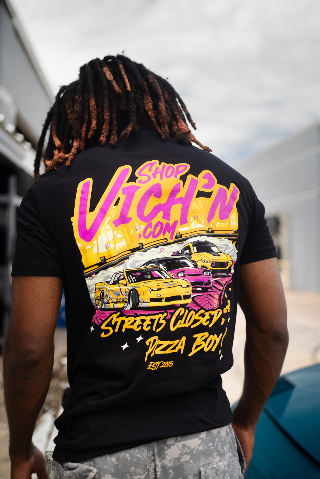 Streets Closed, Pizza Boy! Sticker Pack + Shirt Bundle | Vich'n
