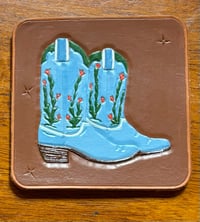 Image 3 of COWBOY BOOT 9x9cm ARTWORK