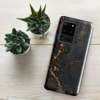 Image 14 of Gold and Black Tattered Texture Gnarled Roots Goth Inspired Tough case for Samsung®