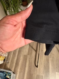Image 2 of Zara thick crop  band neck and sleeve tee