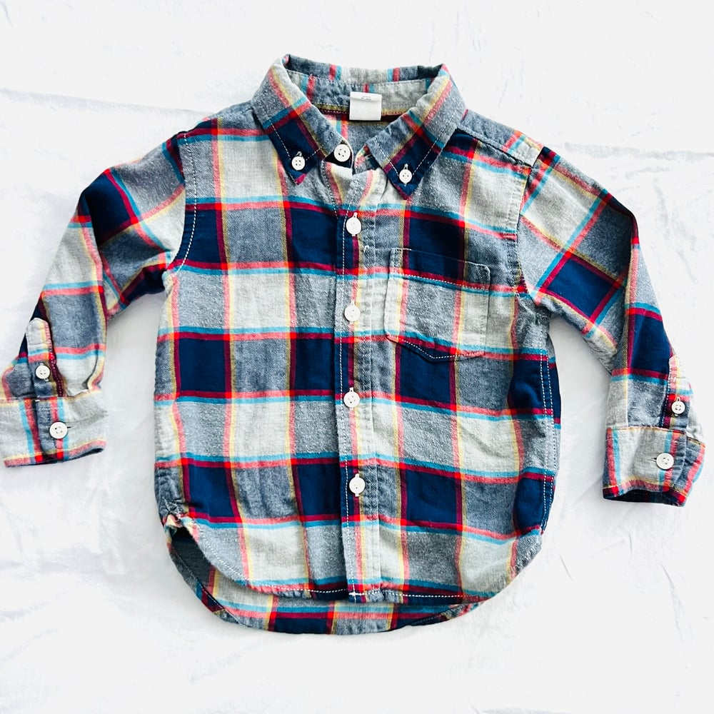 Image of GAP FLANNEL SHIRT size 18-24M