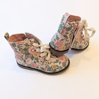 Image 1 of Girls Cat & Jack Floral Ankle Boots